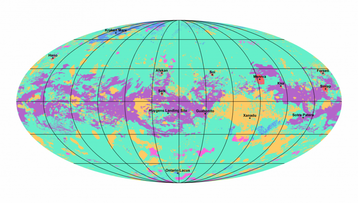 ΧάρτηςΤιτάναΠηγήNASA JPL CalTech ASU