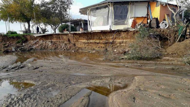 Κακοκαιρία «Γηρυόνης»: Πλημμύρισε ξανά η Θάσος - 464 χιλιοστά βροχής σε έξι μέρες