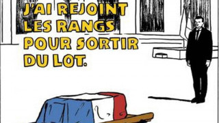 Αντιδράσεις στη Γαλλία για τα σκίτσα του Charlie Hebdo με Γάλλους στρατιώτες