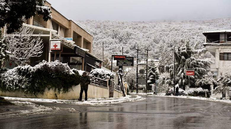 Καιρός: Έπεσαν τα πρώτα χιόνια σε πολλές περιοχές της Ελλάδας