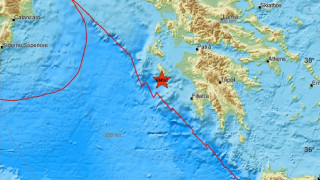 Σεισμός 4,1 Ρίχτερ ανοικτά της Ζακύνθου