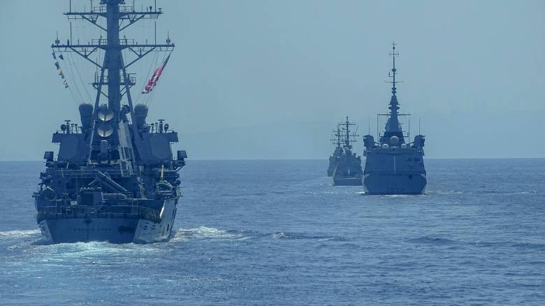 «Συνωστισμός» πολεμικών πλοίων στην Ανατολική Μεσόγειο