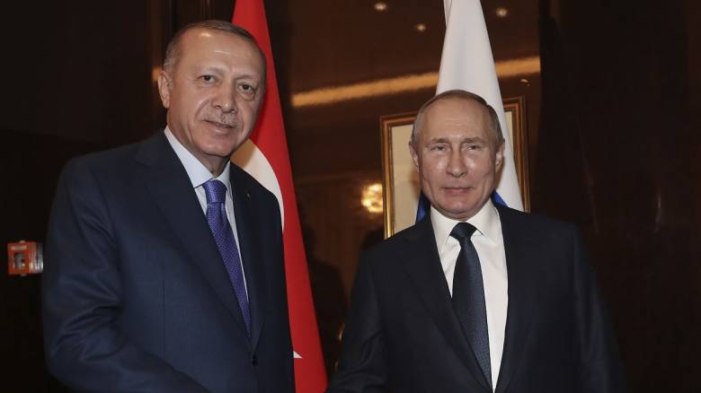Τηλεφωνική επικοινωνία Ερντογάν - Πούτιν για τη Συρία
