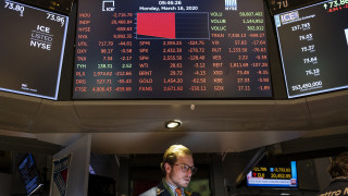 Κορωνοϊός: Σοκ και δέος στη Wall Street - Πτώση 3.000 μονάδων για τον Dow Jones