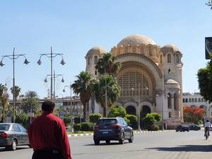 Η Μπασίλικα του Καΐρου,ο καθολικός ναός ο οποίος δημιουργήθηκε στο πρότυπο της Αγίας Σοφίας