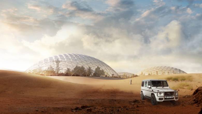 Μία πόλη από τον Άρη στην έρημο του Ντουμπάι