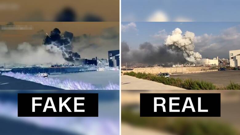 Παραποιημένα βίντεο για την αιτία της έκρηξης στη Βηρυτό κατέκλυσαν τα social media
