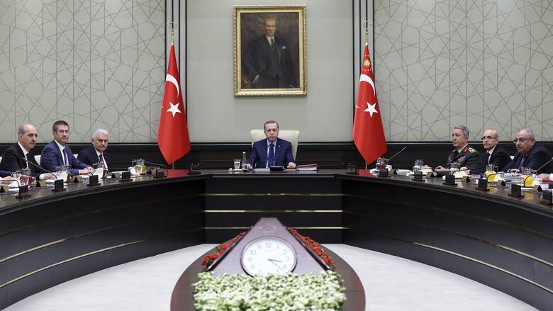Αποστρατιωτικοποίηση των νησιών του Αιγαίου ζητά το Συμβούλιο Ασφαλείας της Τουρκίας