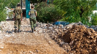 «Ιανός»: Συνδρομή του στρατού στην αποκατάσταση των περιοχών που επλήγησαν