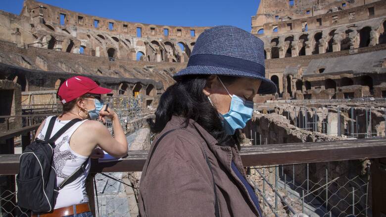 Ιταλία-Κορωνοϊός: Υποχρεωτική η μάσκα από το Σάββατο σε όλους τους ανοιχτούς χώρους της Ρώμης