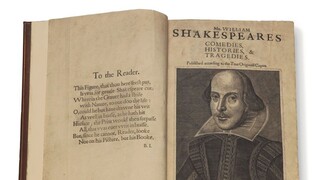 Βιβλίο με έργα του Σαίξπηρ δημοπρατήθηκε σε τιμή ρεκόρ - 10 εκατομμύρια δολάρια