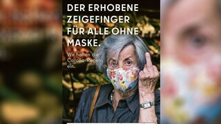Κορωνοϊός: Το μεσαίο δάχτυλο σε όσους δεν φορούν μάσκα από την τρίτη ηλικία στο Βερολίνο