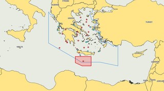 Navtex για επιστημονικές έρευνες νότια της Κρήτης