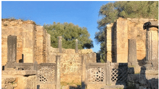 Αποκαθίσταται το Εργαστήριο του Φειδία - Παλαιοχριστιανική Βασιλική στην Αρχαία Ολυμπία