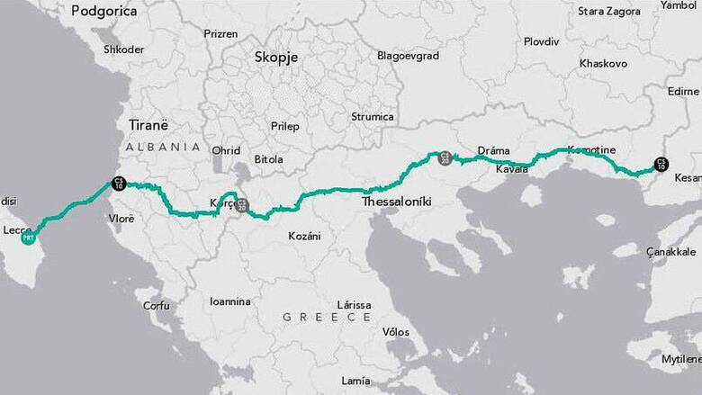 TAP: Αρχίζει να ρέει το φυσικό αέριο από την Κασπία στην Ευρώπη μέσω του αγωγού