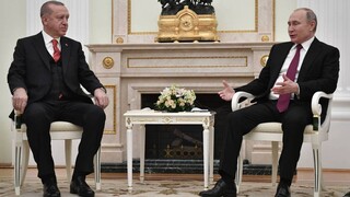 Επικοινωνία Πούτιν-Ερντογάν για συνεργασία σε πανδημία και στον ενεργειακό τομέα