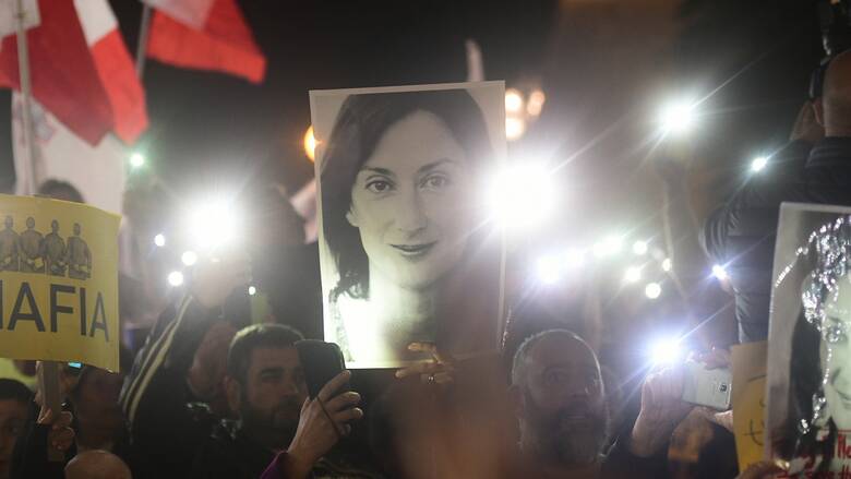 Μάλτα: Πρώτη καταδίκη για τη δολοφονία της δημοσιογράφου Ντάφνι Καρουάνα Γκαλιζία