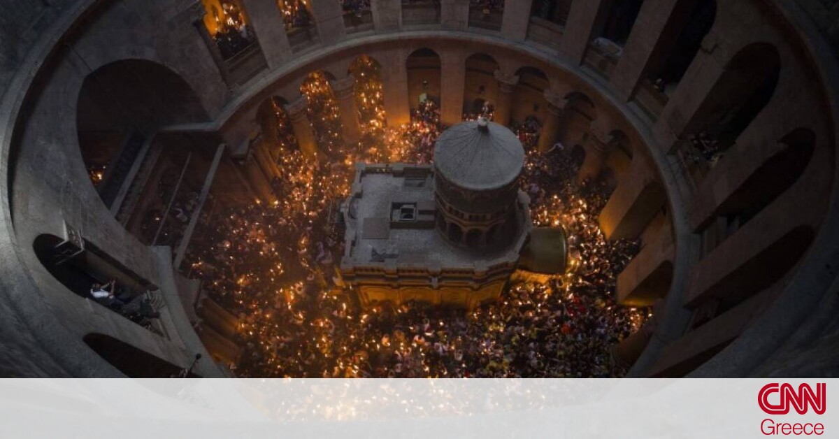 Άγιο Φως – Live η τελετή αφής από τον Πανάγιο Τάφο