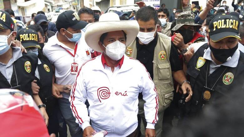 Περού - Εκλογές: Διευρύνει το προβάδισμά του ο Πέδρο Καστίγιο ενόψει του δεύτερου γύρου
