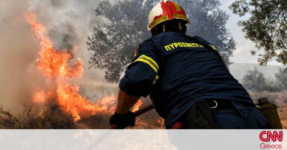 Ηλεία: Φωτιά στην περιοχή Βροχίτσα - CNN.gr