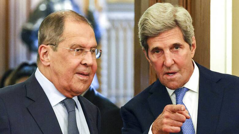 Κλιματική αλλαγή: Κέρι και Λαβρόφ «δίνουν τα χέρια» για συνεργασία ΗΠΑ - Ρωσίας