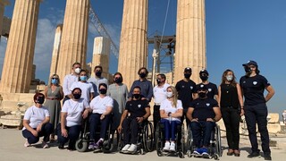 Στην Ακρόπολη η Ελληνική Παραολυμπιακή Ομάδα