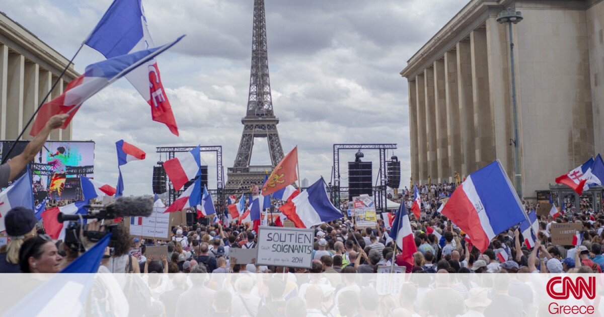 Κορωνοϊός – Γαλλία: Διαδηλώσεις κατά του εμβολιασμού, επεισόδια και προσαγωγές στο Παρίσι