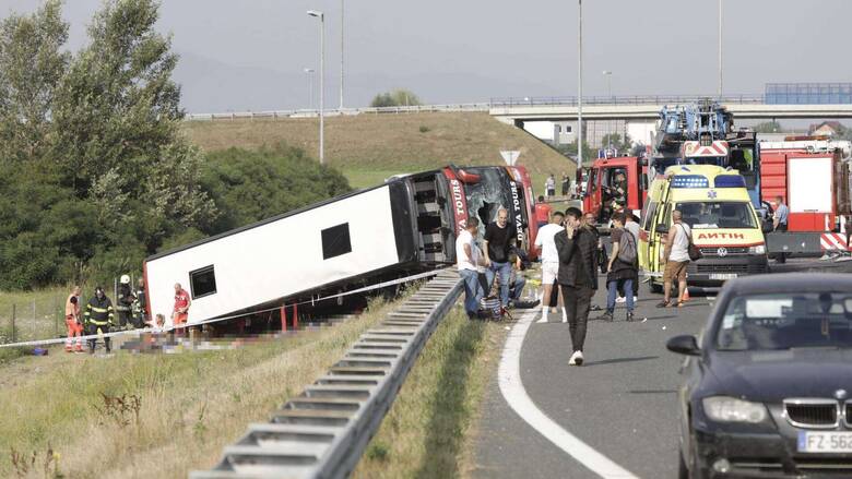 Δυστύχημα με λεωφορείο στην Κροατία - 10 νεκροί