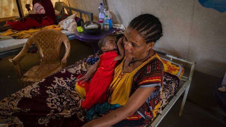 Αιθιοπία - UNICEF: Εκατό χιλιάδες παιδιά του Τιγκράι κινδυνεύουν να πεθάνουν από ασιτία