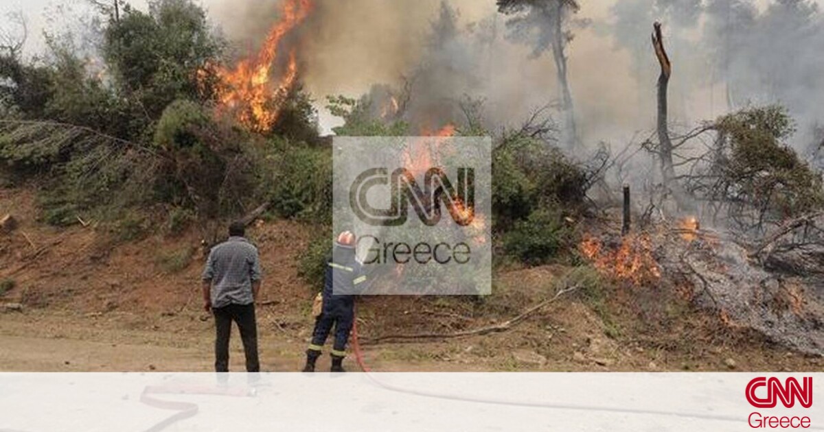 Φωτιά Εύβοια: Εκκένωση σε Αγία Άννα, Μαντούδι – Ανεξέλεγκτα πύρινα μέτωπα