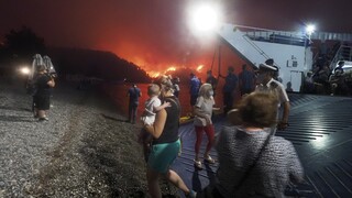 Φωτιά Εύβοια: Ανοικτά μέτωπα παντού - Εικόνες ολέθρου και εκκλήσεις για εναέρια μέσα