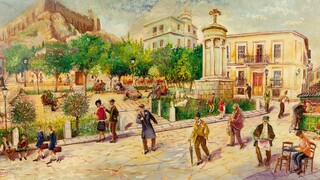 Νεώτερο μνημείο 36 ζωγραφικά έργα του Γιώργου Σαββάκη στις ταβέρνες της Πλάκας