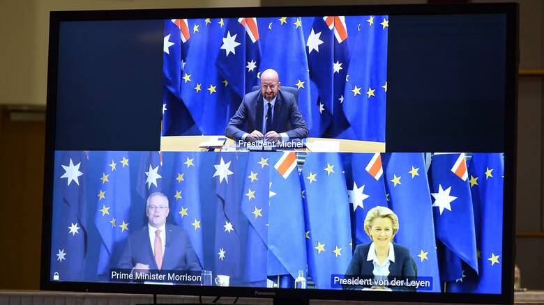 «Βυθίζεται» η εμπορική συμφωνία ΕΕ-Αυστραλίας λόγω της AUKUS