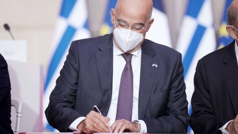 Δένδιας: H Συμφωνία Ελλάδας-Γαλλίας επιβεβαιώνει τους ιστορικούς και συμμαχικούς δεσμούς