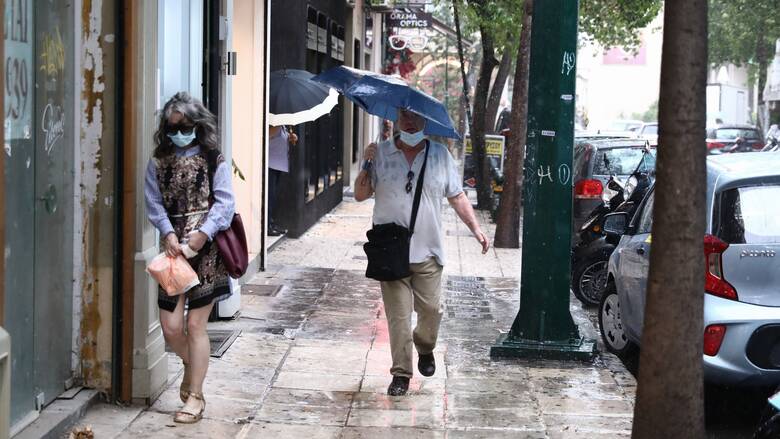 Καιρός: Tοπικές βροχές και σποραδικές καταιγίδες σήμερα - Ποιες περιοχές θα επηρεαστούν