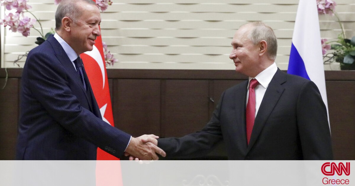 Πούτιν σε Ερντογάν στο Σότσι: Η Τουρκία ενεργειακά ασφαλής χάρη στον TurkStream