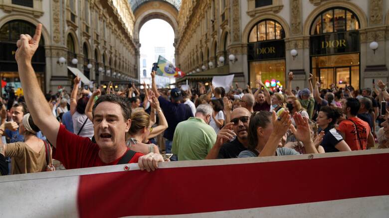 Ιταλία: Αυξάνονται τα μέτρα ασφαλείας λόγω green pass και κινητοποιήσεων