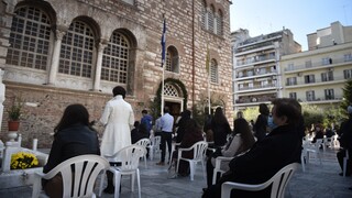 Θεσσαλονίκη: Κυκλοφοριακές ρυθμίσεις και κιγκλιδώματα γύρω από τον ναό του Αγίου Δημητρίου