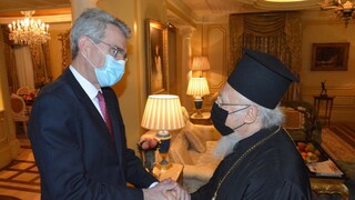 Συνάντηση του Οικουμενικού Πατριάρχη Βαρθολομαίου με τον αμερικανό πρέσβη
