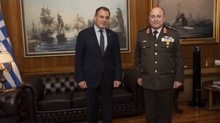 Συνάντηση Παναγιωτόπουλου με τον αρχηγό των Ενόπλων Δυνάμεων της Αιγύπτου