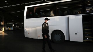Άγνωστοι πέταξαν πέτρες σε λεωφορείο του ΚΤΕΛ Σερρών
