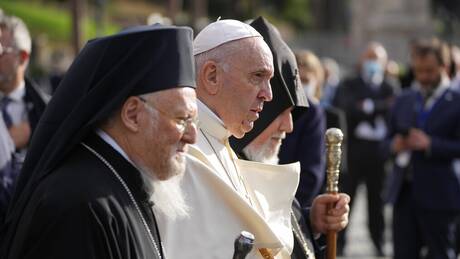 Πάπας προς Βαρθολομαίο: Η συνεργασία μας όχι μόνο είναι εφικτή, αλλά επιβάλλεται
