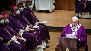 Πάπας Φραγκίσκος: Θεία Λειτουργία στο Μέγαρο Μουσικής Αθηνών - Αναφέρθηκε στην αξία της μετάνοιας