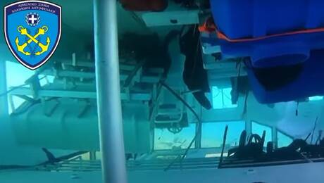 Βίντεο-ντοκουμέντο από το ναυάγιο στην Πάρο - Η υποβρύχια έρευνα των βατραχανθρώπων