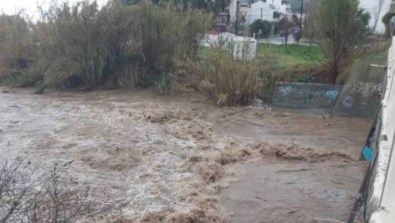 Ο «Διομήδης» σάρωσε τη Σάμο: Ξεχείλισαν ποτάμια και ρέματα