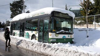 Κακοκαιρία: Προβλήματα σε 40 γραμμές λεωφορείων - Τι ισχύει για τα Μέσα Σταθερής Τροχιάς