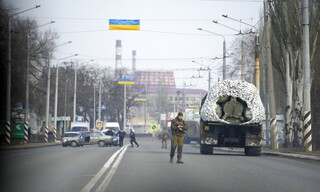 Ουκρανία: Η πρώτη ημέρα της ρωσικής εισβολής σε εικόνες - Εικόνες χάους στο Κίεβο
