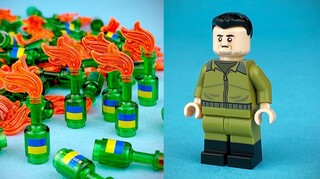 LEGO: Ενισχύει την Ουκρανία με φιγούρες του Ζελένσκι και βομβών μολότοφ