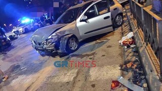 Θεσσαλονίκη: Σοβαρό τροχαίο με λεωφορείο που παρέσυρε αυτοκίνητα – Δύο τραυματίες