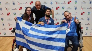 Ασημένιο μετάλλιο για την ελληνική ομάδα μπότσια στο Ζάγκρεμπ